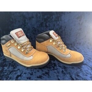 Timberland Youth Boys Wheat Nubuck Field Hiker Boots Size US 4.5